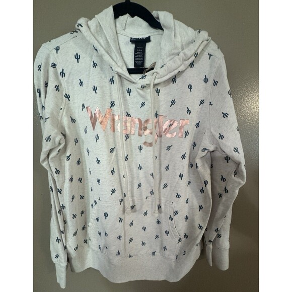 Wrangler Retro Hoodie, Size L, Cactus Design - Picture 1 of 4